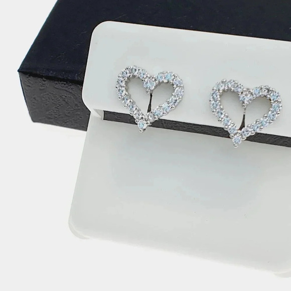 "925 sterling silver luxury CZ earrings for women/girls, Best for gift, RJUS2239 - Picture 11 of 11